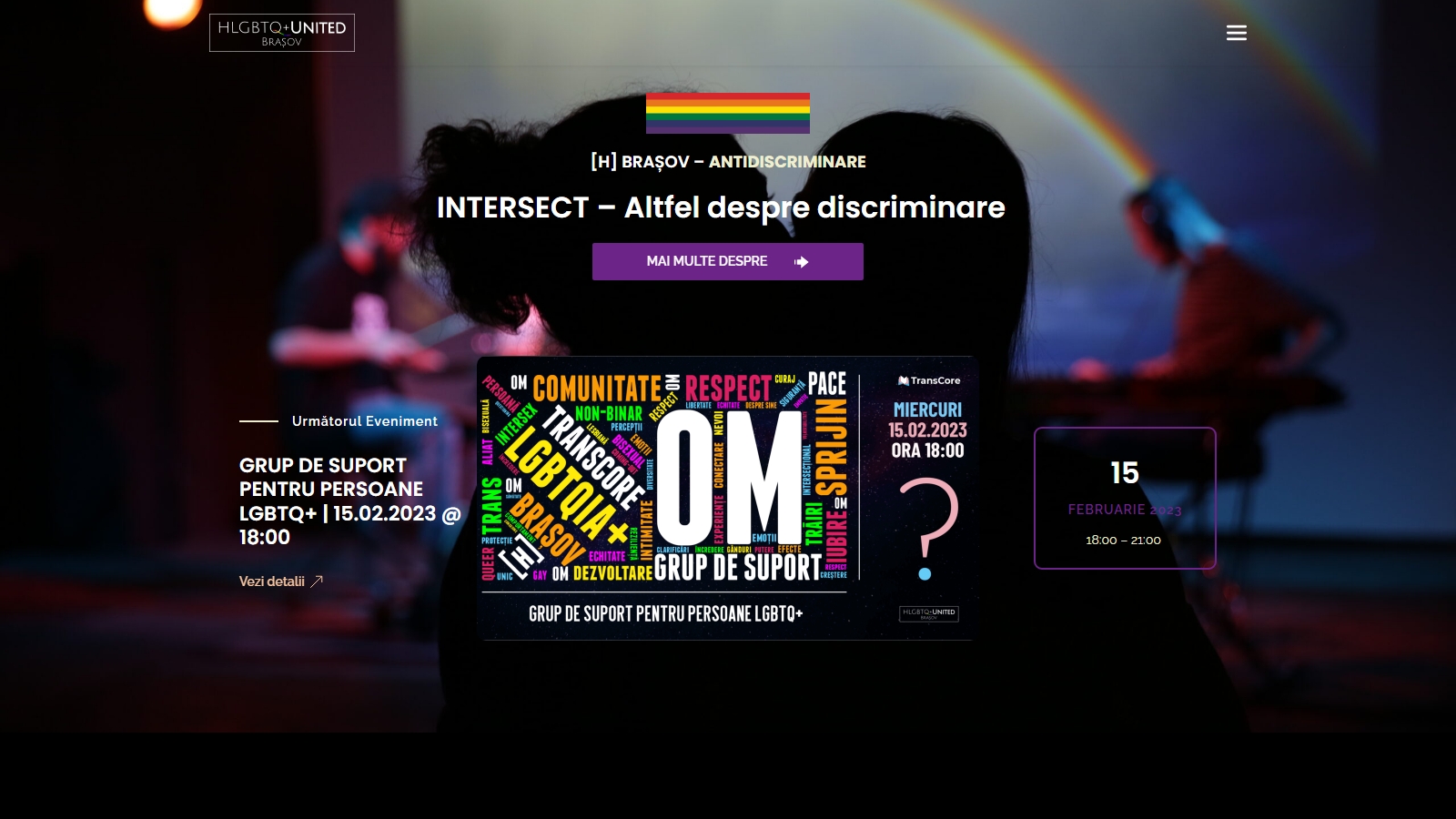 Dezvoltare site [H]LGBTQ+UNITED Brașov