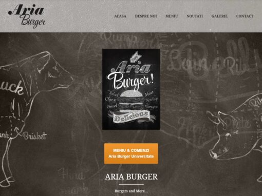 Dezvoltare site Aria Burger