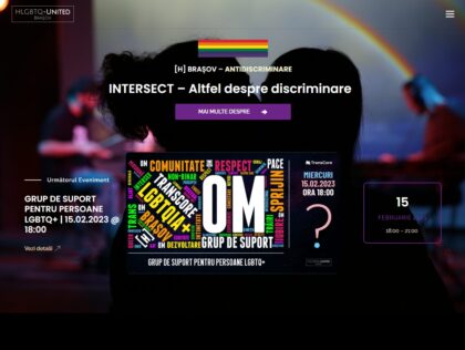 Dezvoltare site [H]LGBTQ+UNITED Brașov