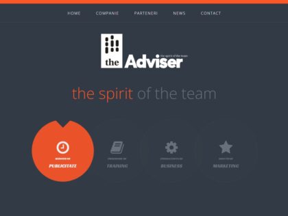 Dezvoltare site The Adviser